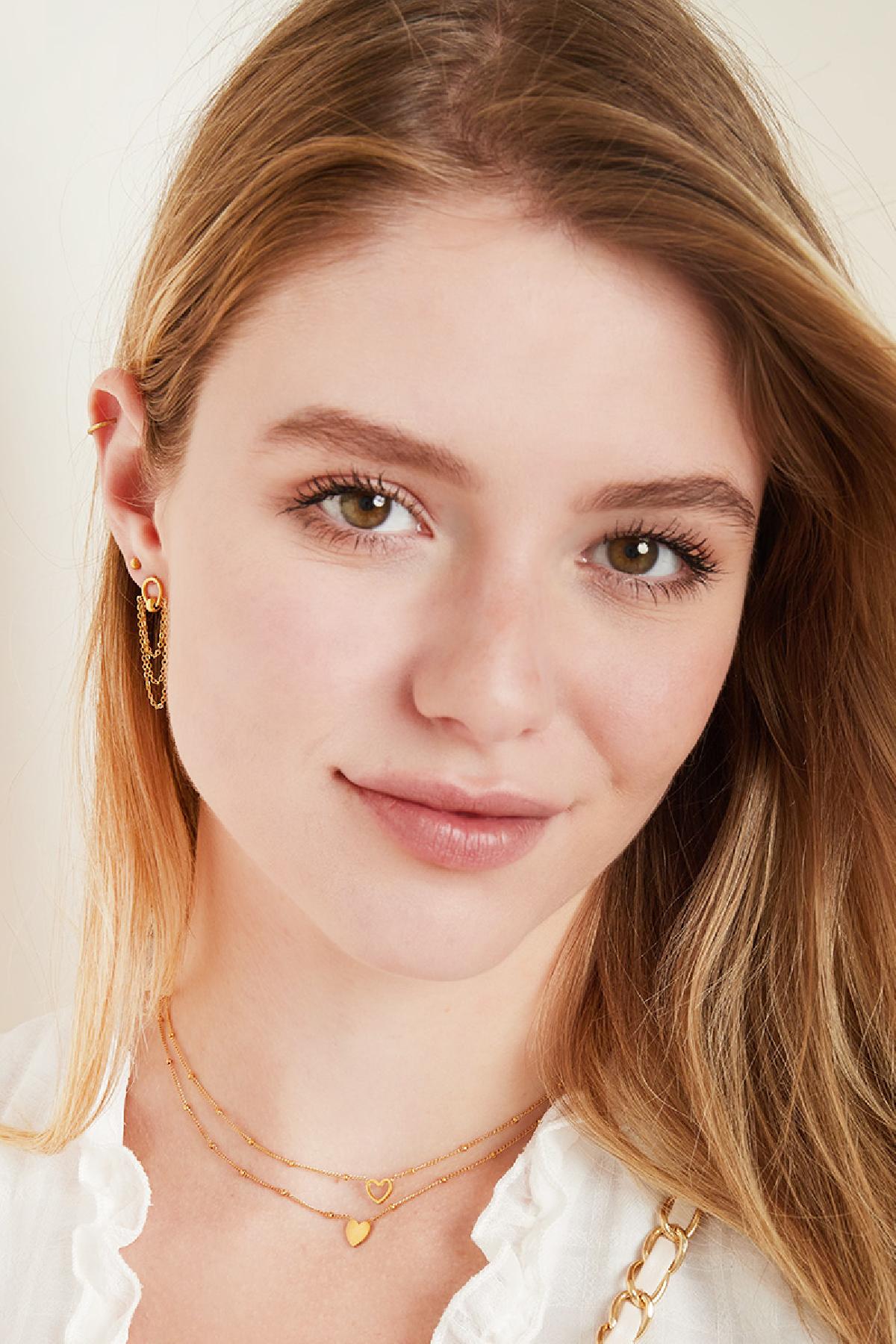 Herzkette in gold - Elli by Lena & Lisa