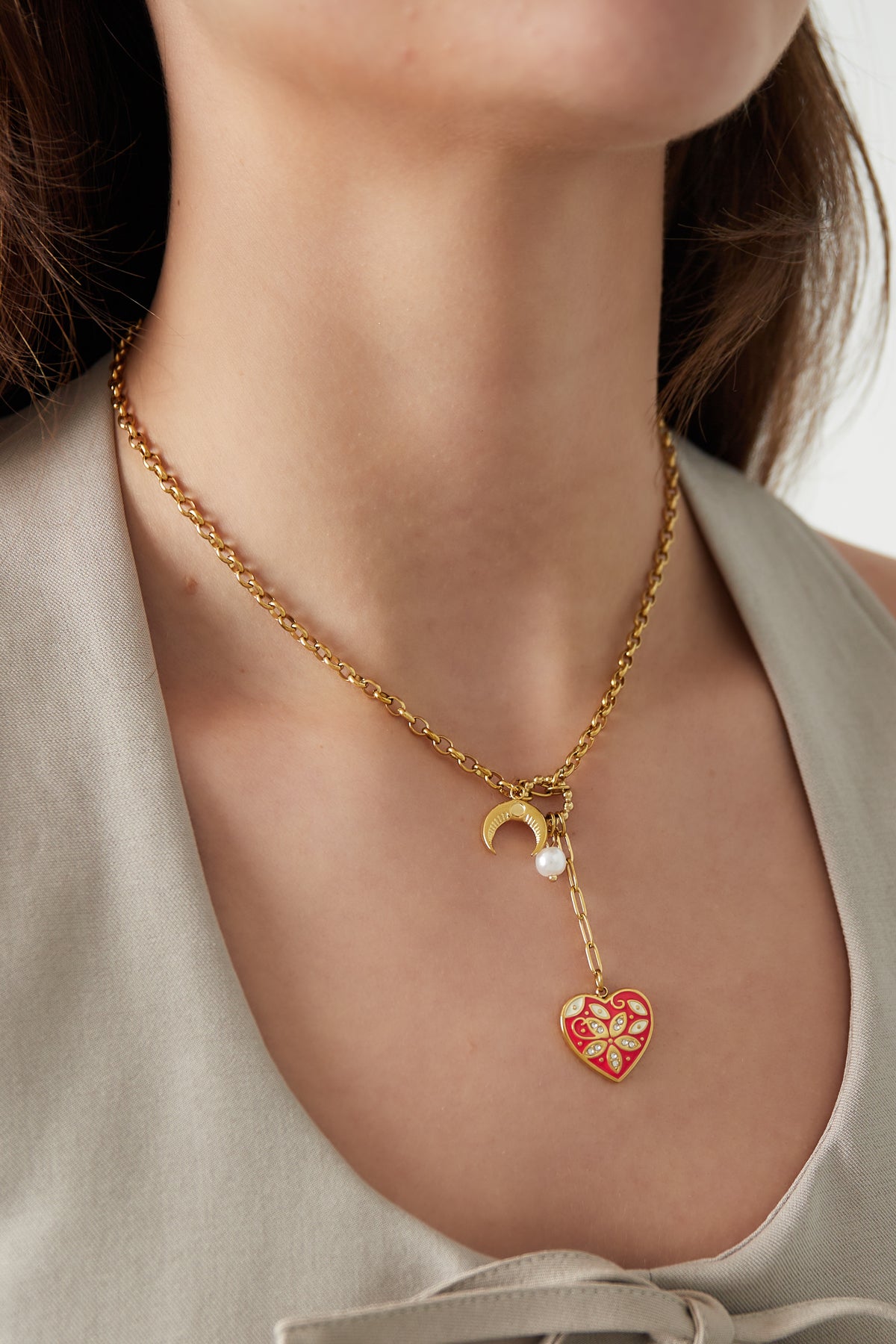 Charm-Halskette "To The Moon" - Elli by Lena & Lisa