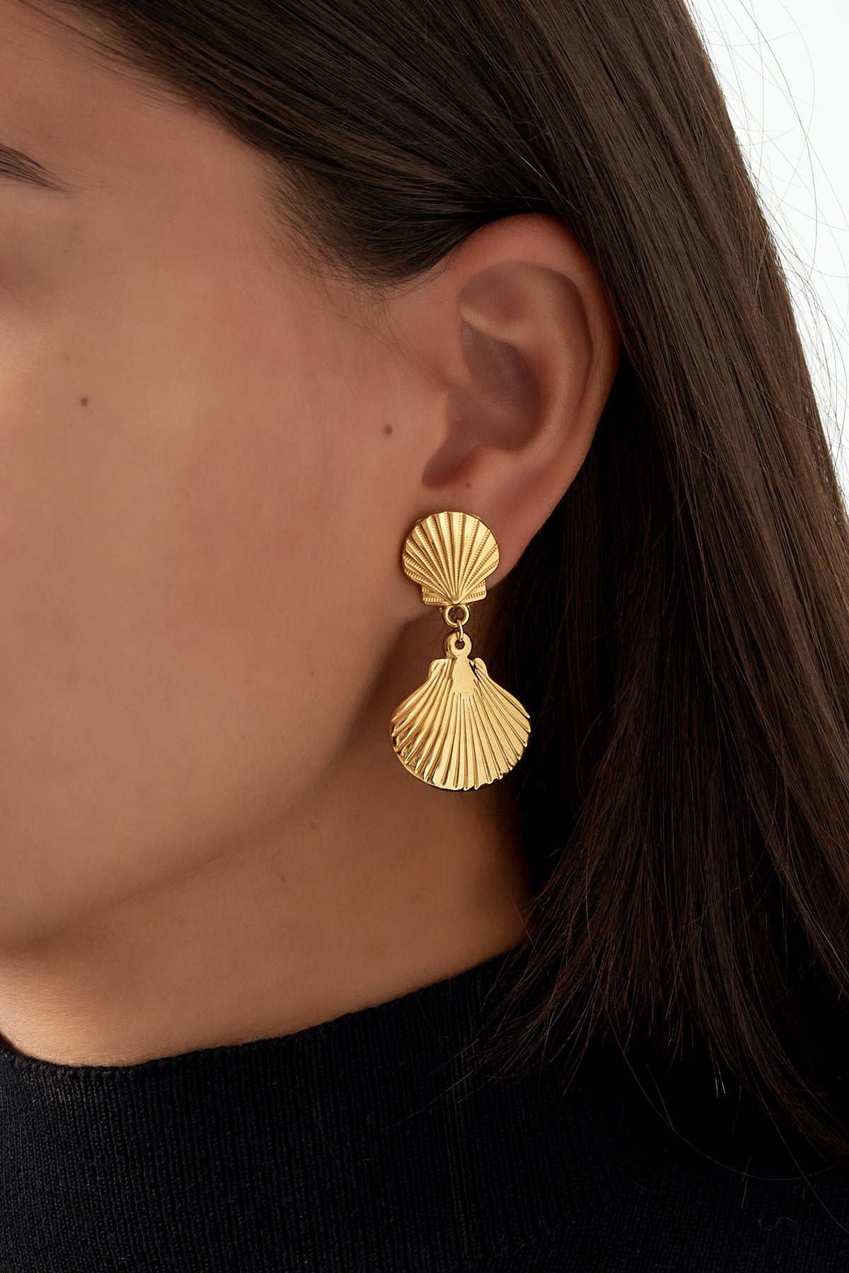 Goldene Beachy Breeze Ohrringe – der perfekte sommerliche Akzent für dein Outfit