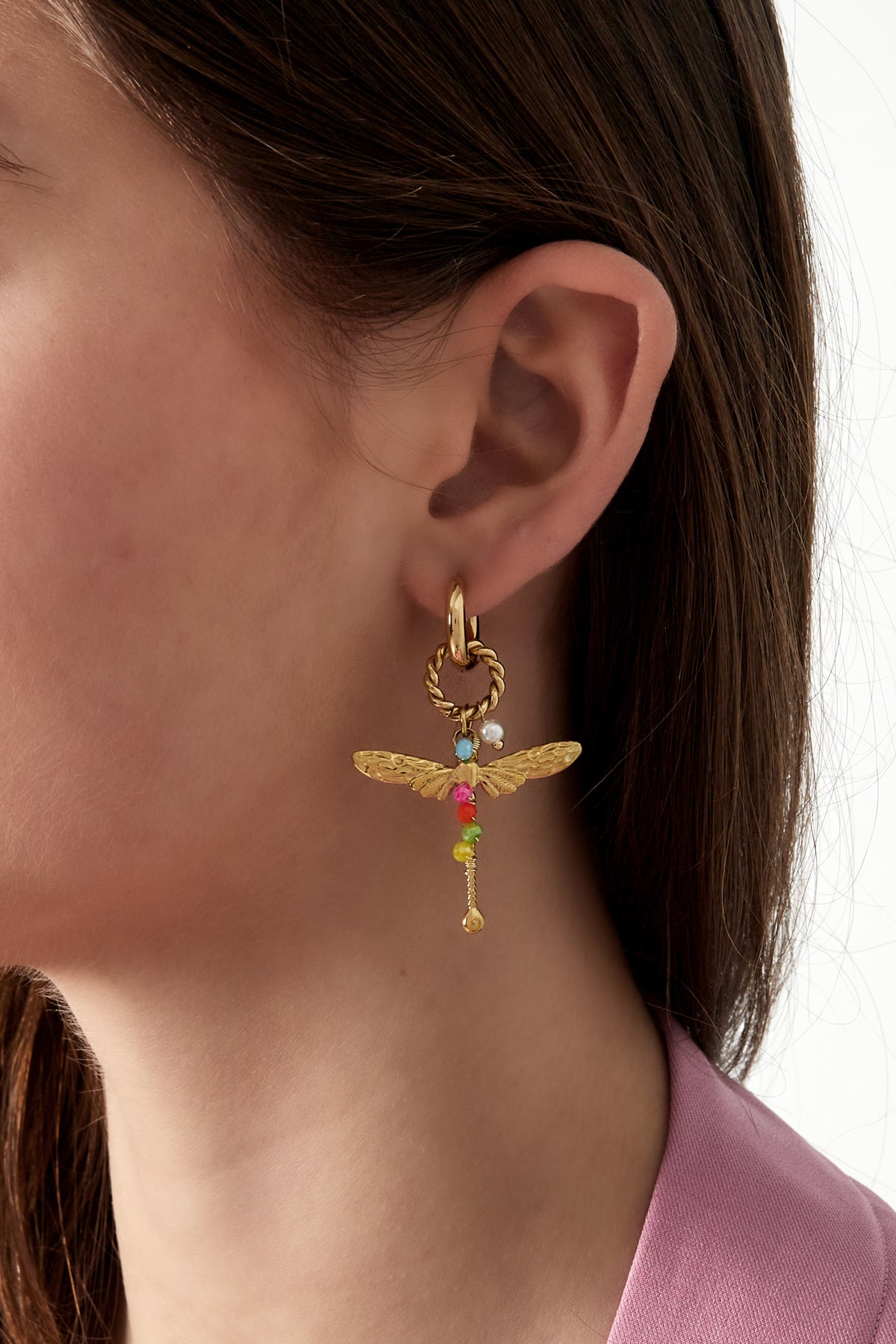 Trendige Ohrringe mit angesagtem Libellen-Charm - Elli by Lena & Lisa