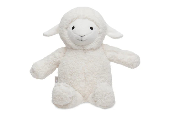 Süßes Lamm-Kuscheltier von Jollein, ideal für Babys und Kleinkinder zum Kuscheln und Spielen.
