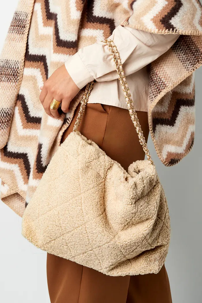 Weiche Teddy-Handtasche – Perfekt für Herbst und Winter