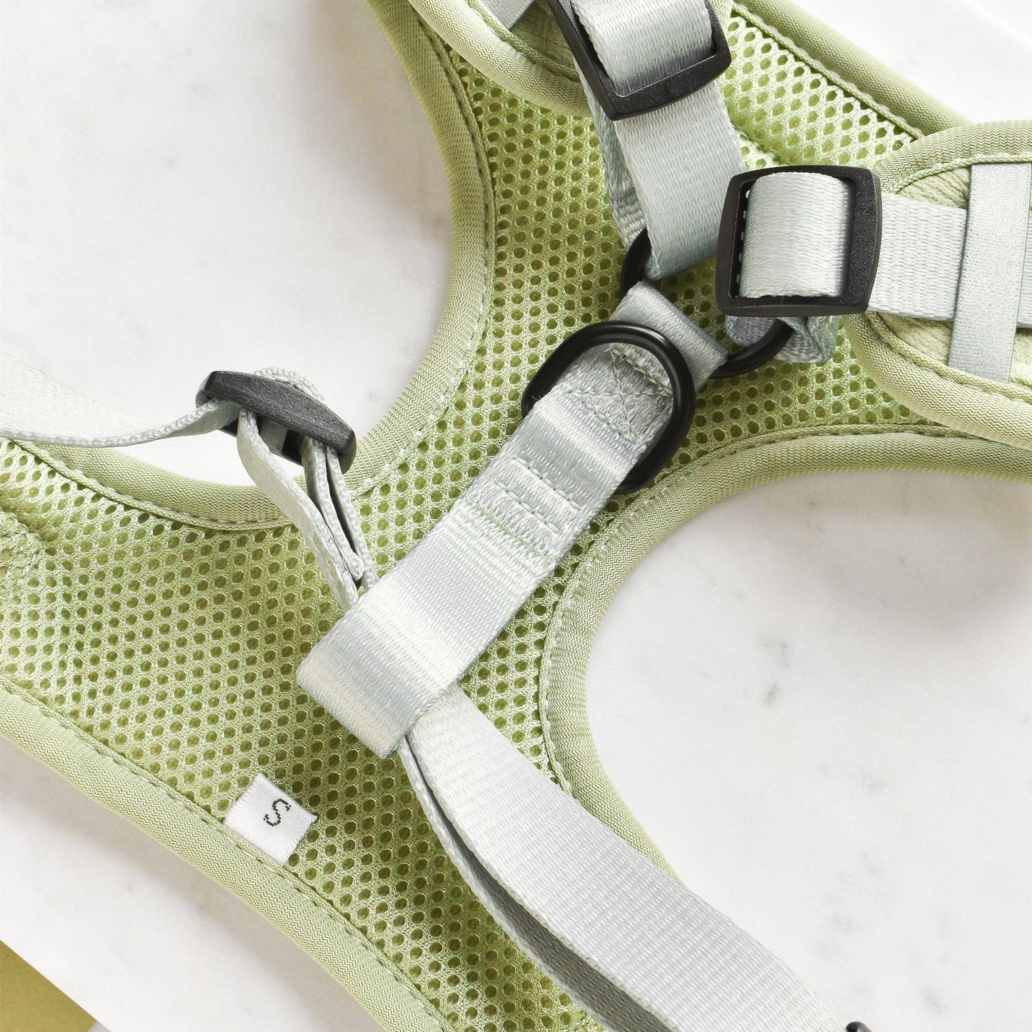 Das Luxe Adjustable Neck Harness mit Herz-Stickerei bietet einen sicheren Halt bei jedem Spaziergang.