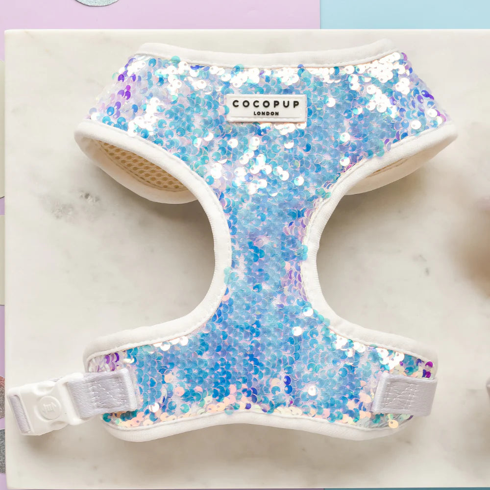 COCOPUP London - Hundegeschirr - LUXE Party Holographic Sequin