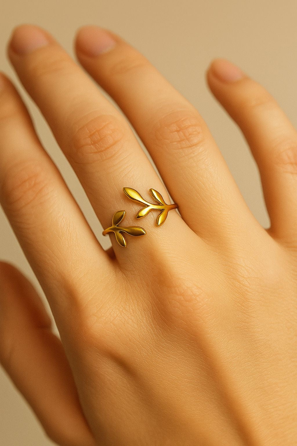 Blooming Leaf Ring