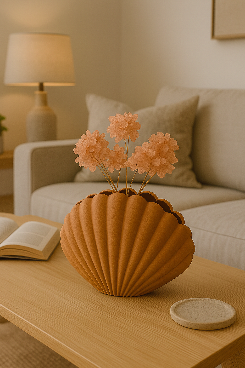 Muschel-Vase - Elli by Lena & Lisa