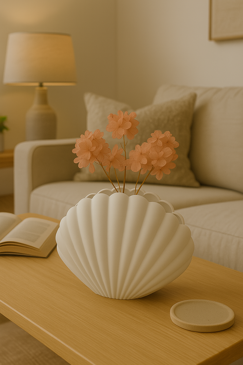 Muschel-Vase - Elli by Lena & Lisa