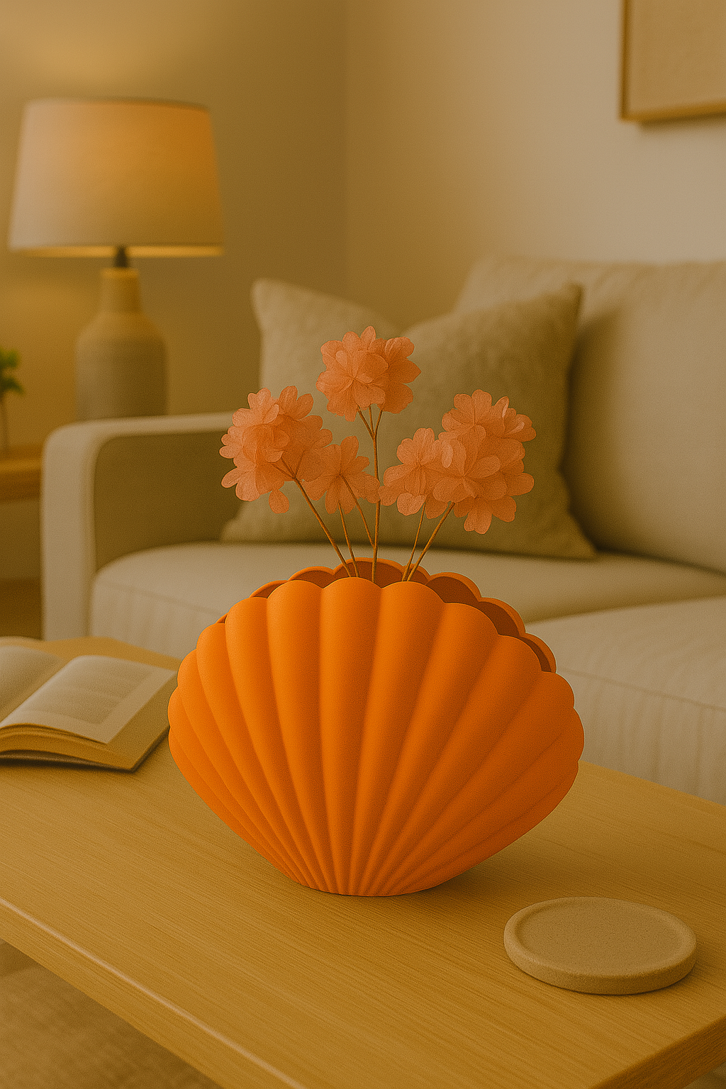Muschel-Vase - Elli by Lena & Lisa