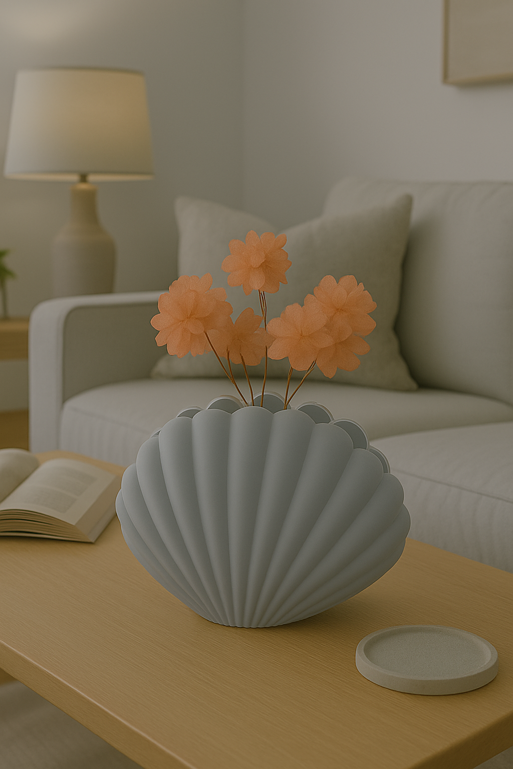 Muschel-Vase - Elli by Lena & Lisa
