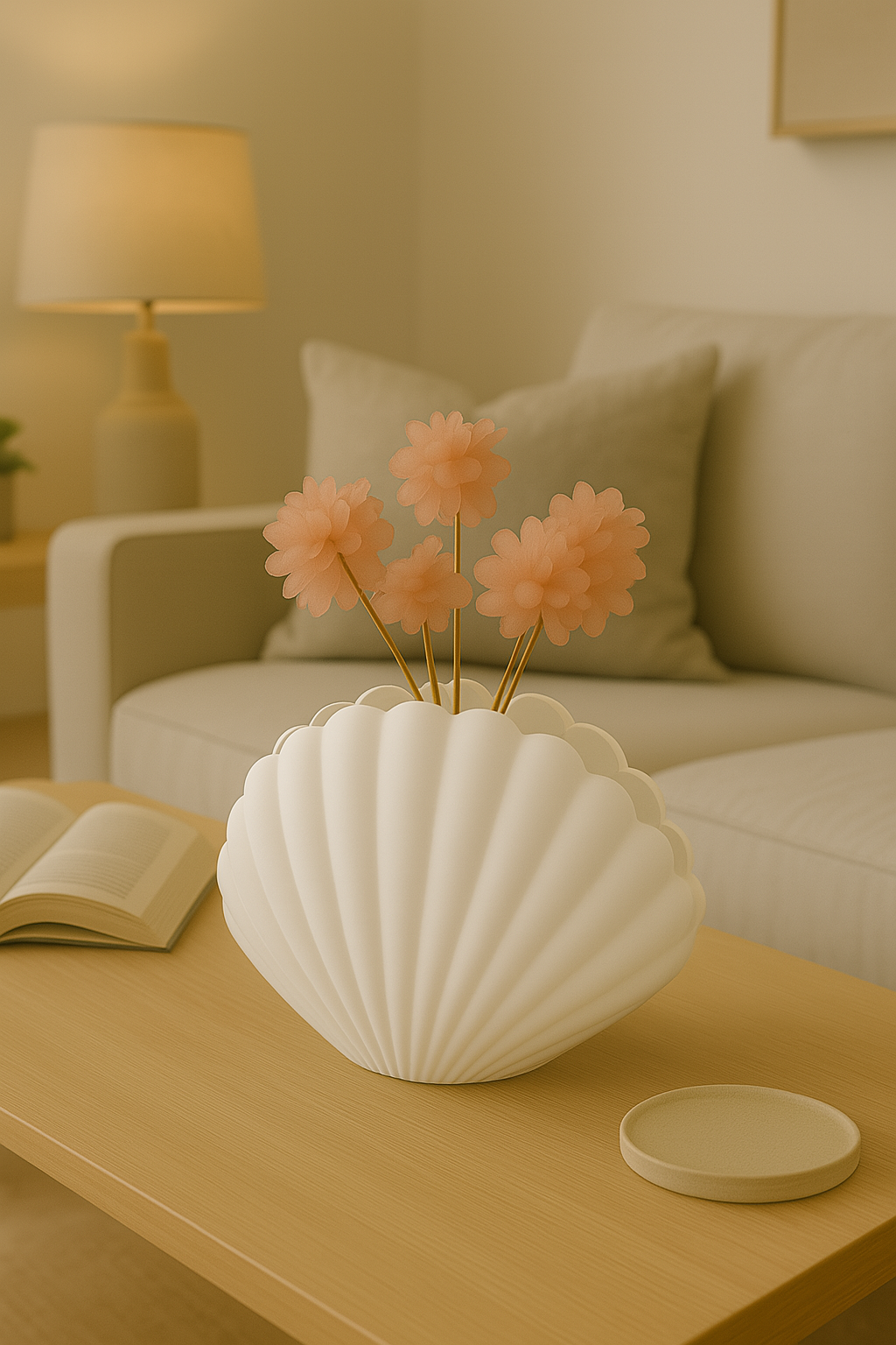 Muschel-Vase - Elli by Lena & Lisa