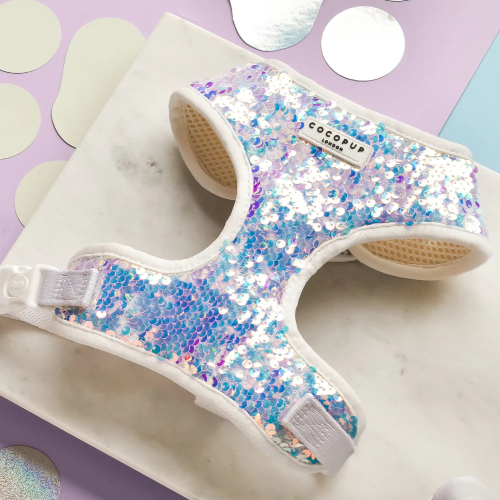 COCOPUP London - Hundegeschirr - LUXE Party Holographic Sequin