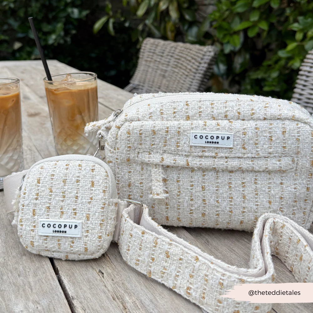 COCOPUP London - Leckerli-Tasche - Vanilla Tweed - Elli by Lena & Lisa