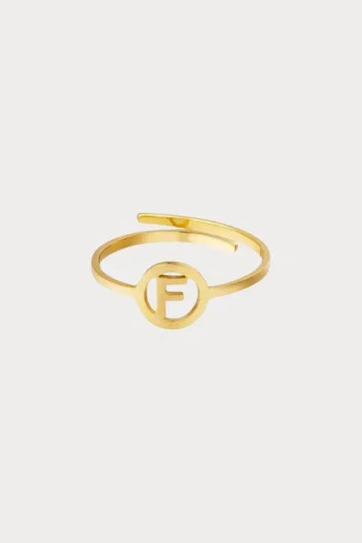 Goldring mit Initialen - Elli by Lena & Lisa