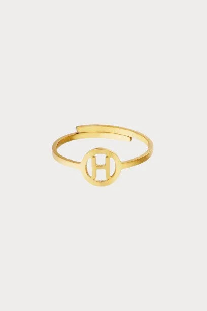 Goldring mit Initialen - Elli by Lena & Lisa