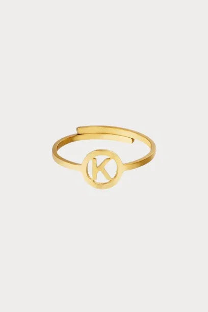 Goldring mit Initialen - Elli by Lena & Lisa
