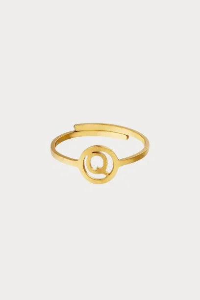 Goldring mit Initialen - Elli by Lena & Lisa