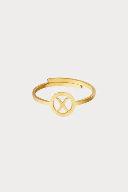 Goldring mit Initialen - Elli by Lena & Lisa