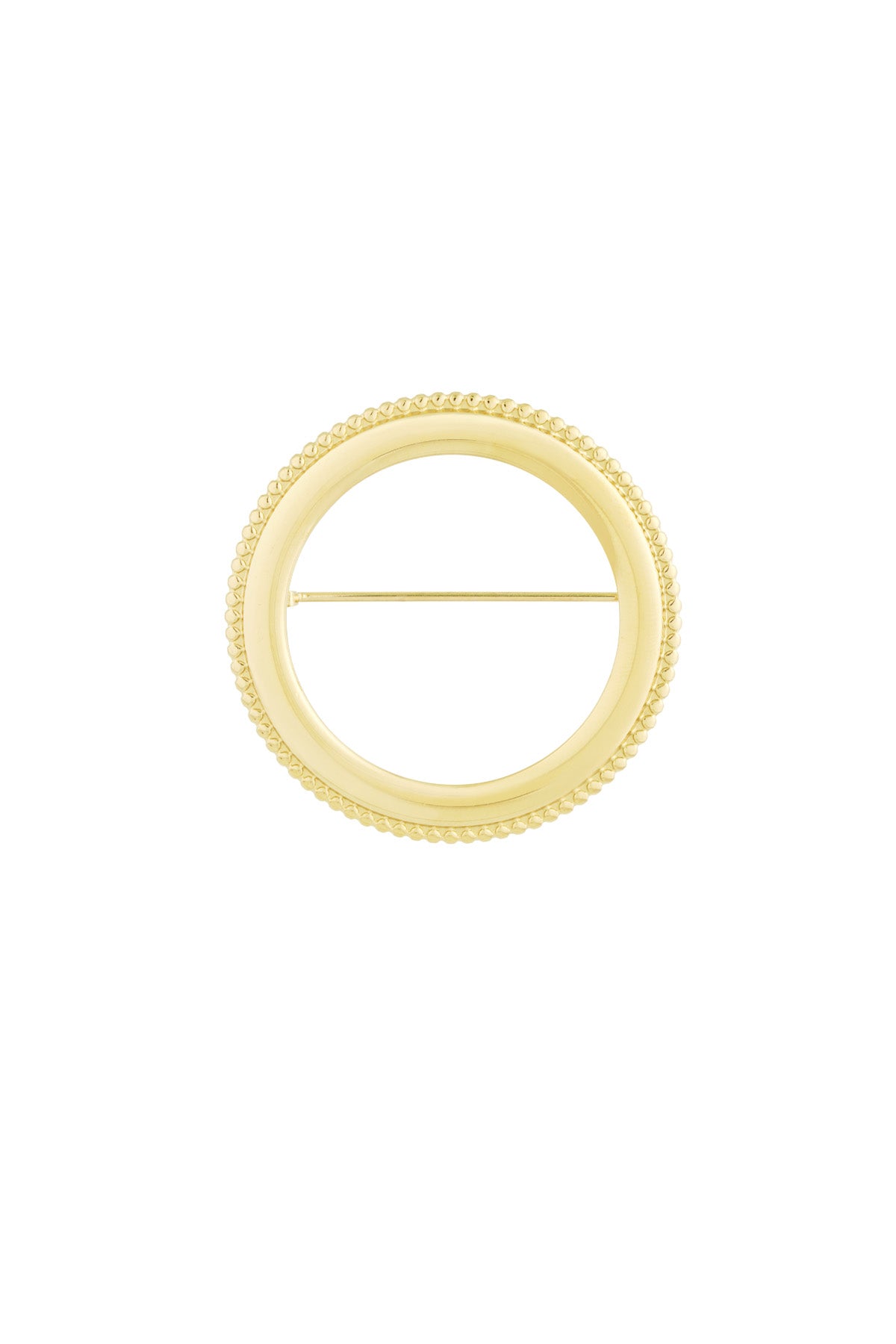 Goldene Kreisbrosche – zeitlos und modern