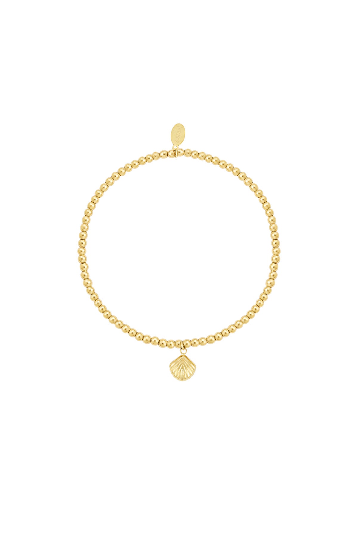 Elegantes Damenarmband aus Edelstahl mit Muschel-Charm