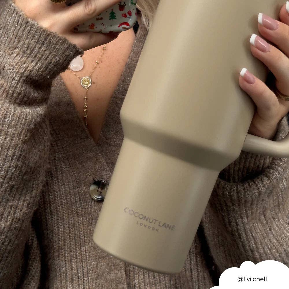 COCONUT LANE London - Becher aus Edelstahl - Caramel Latte