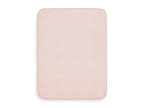 Jersey Babydecke Wieg in Snake Pale Pink – zarte, rosafarbene Decke im Snake-Design für einen stilvollen Look im Babyzimmer.