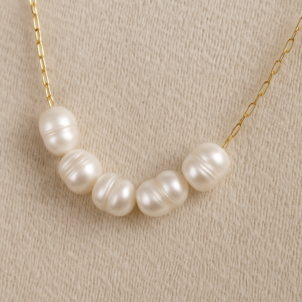 Soft Pearl Line Kette