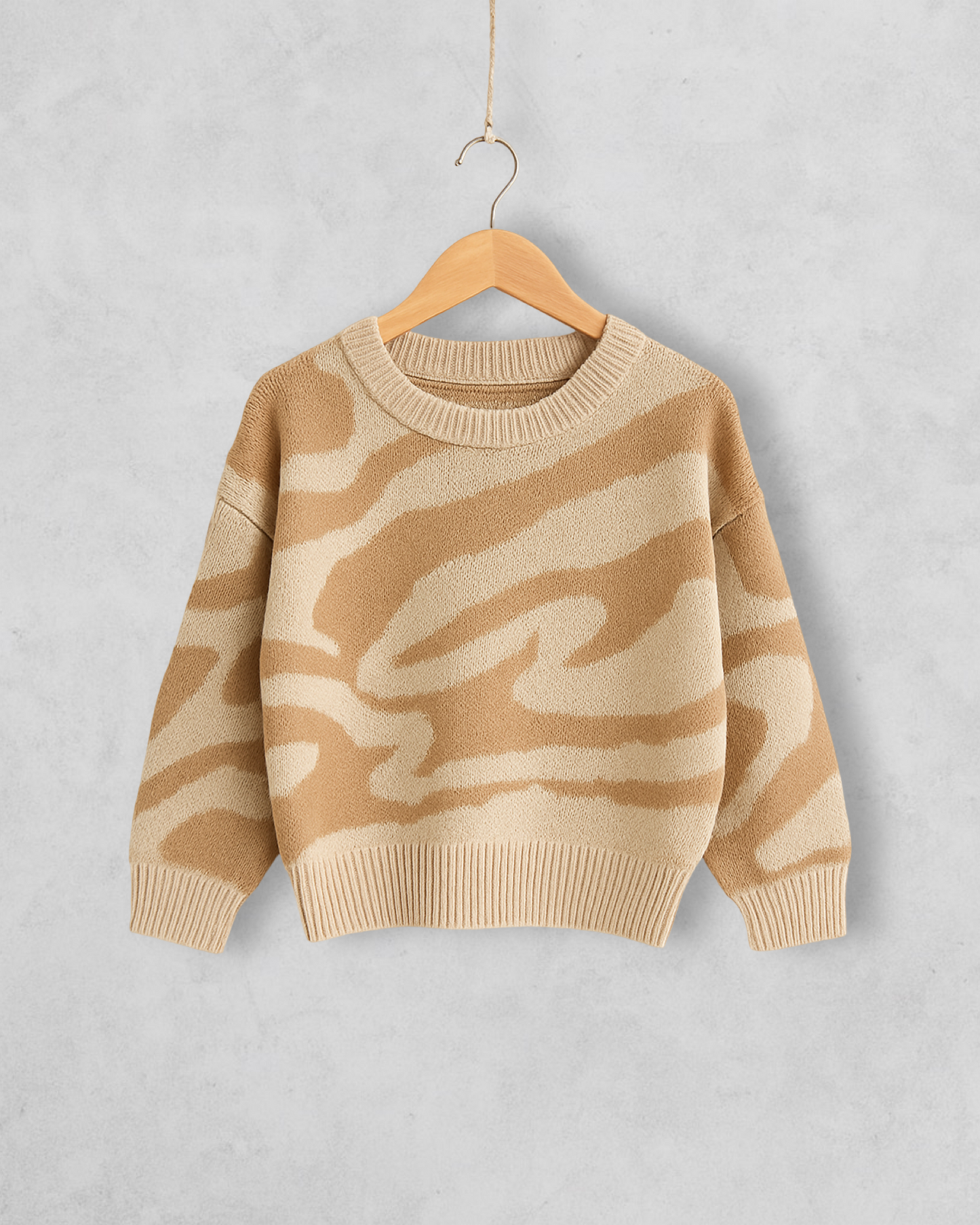 Strickpullover für Kinder aus 100 % Baumwolle