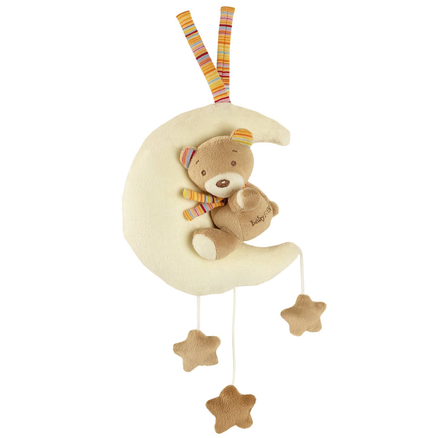 Fehn - Spieluhr Teddy Im Mond - Kuscheltier & Einschlafhilfe