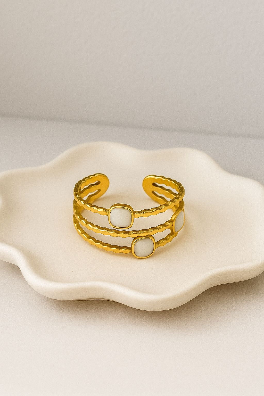 Celeste White Gem Ring