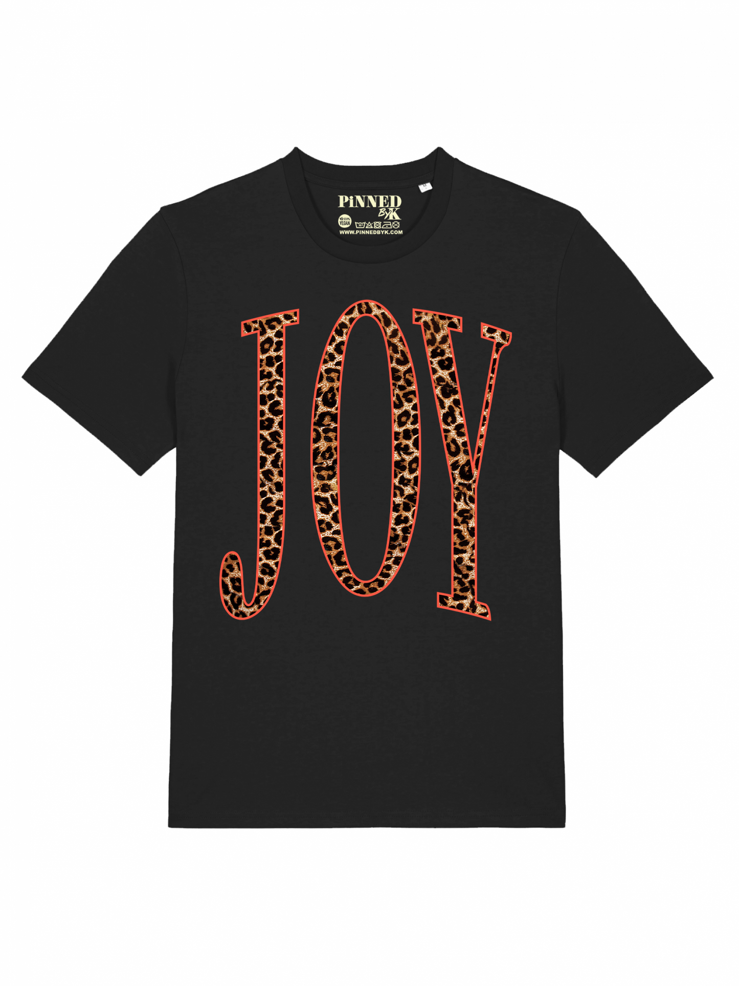 Oversized T-Shirt "Joy" mit Animal-Print