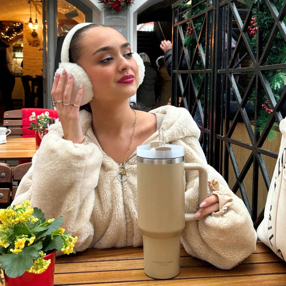 COCONUT LANE London - Becher aus Edelstahl - Caramel Latte