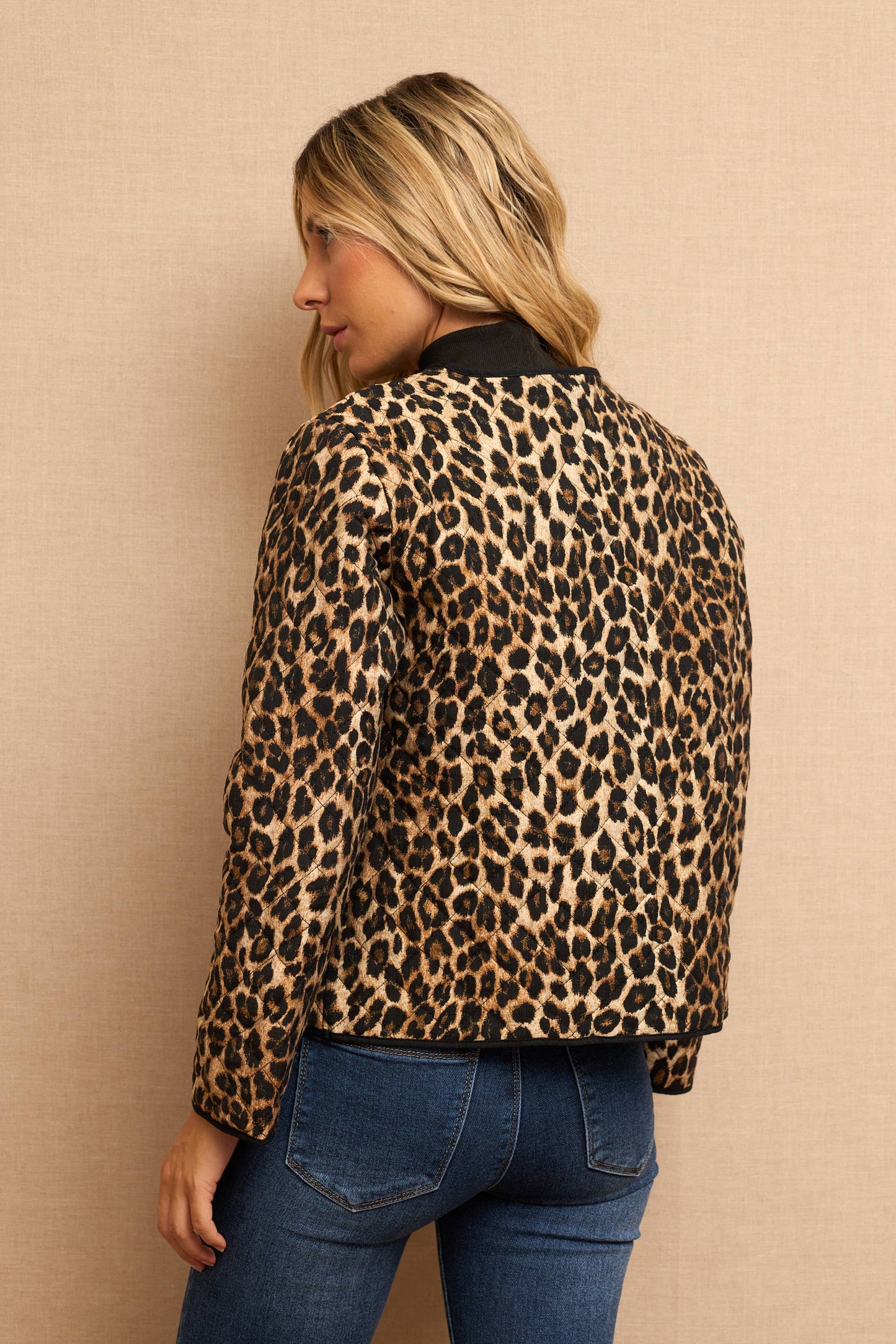 Jacke mit Animal-Print