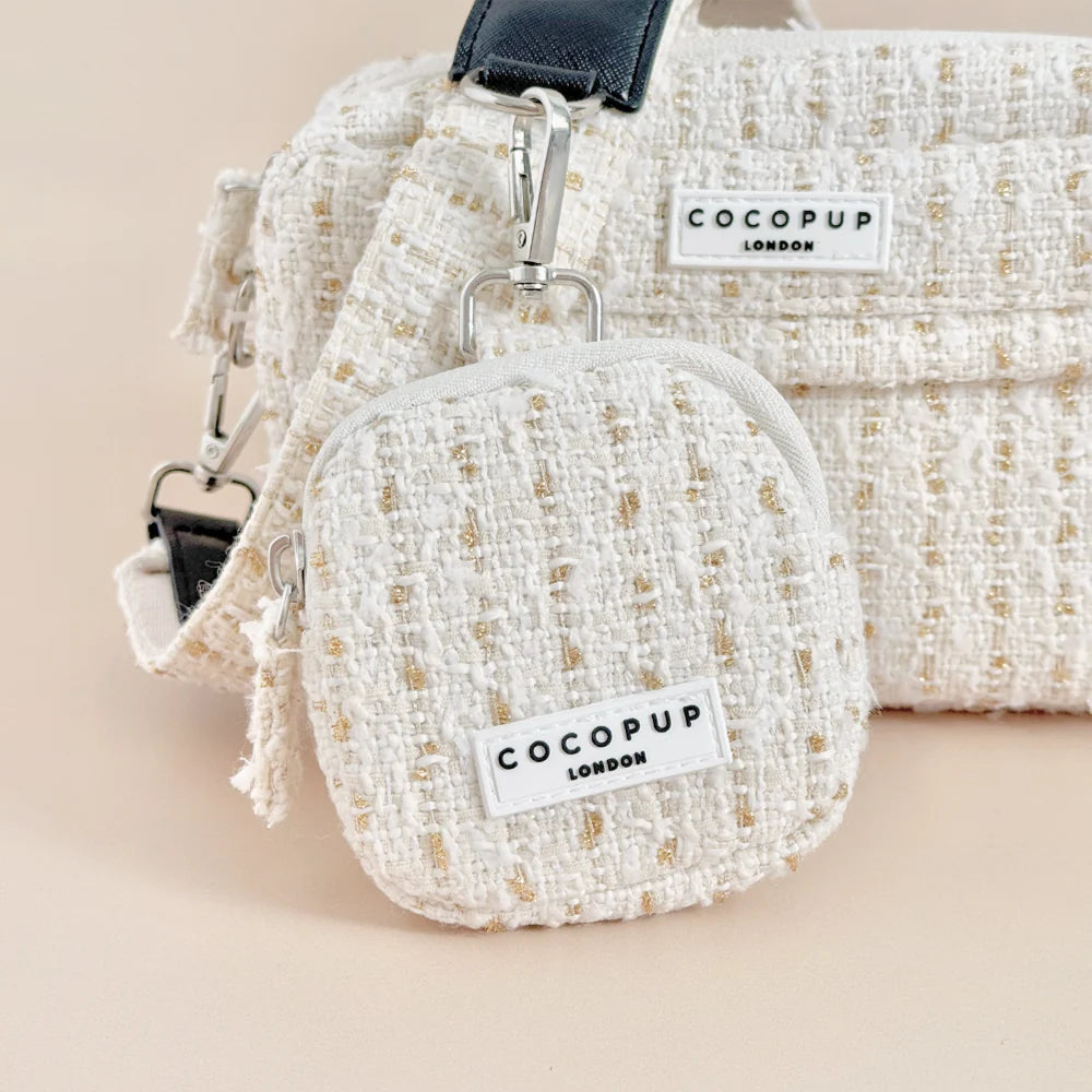 COCOPUP London - Leckerli-Tasche - Vanilla Tweed - Elli by Lena & Lisa
