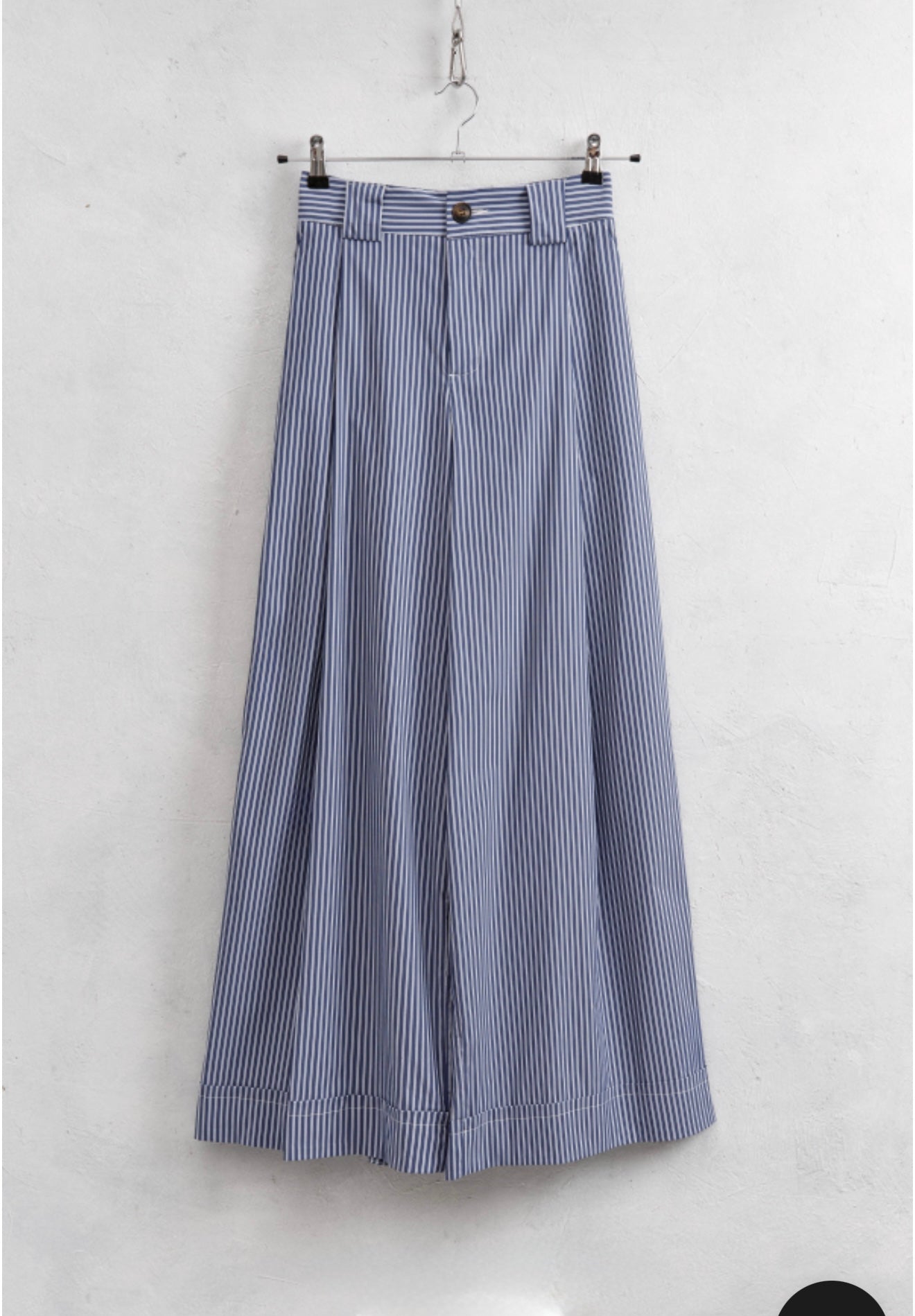 Striped Cotton Blend Pants – Soft Fit & High Comfort