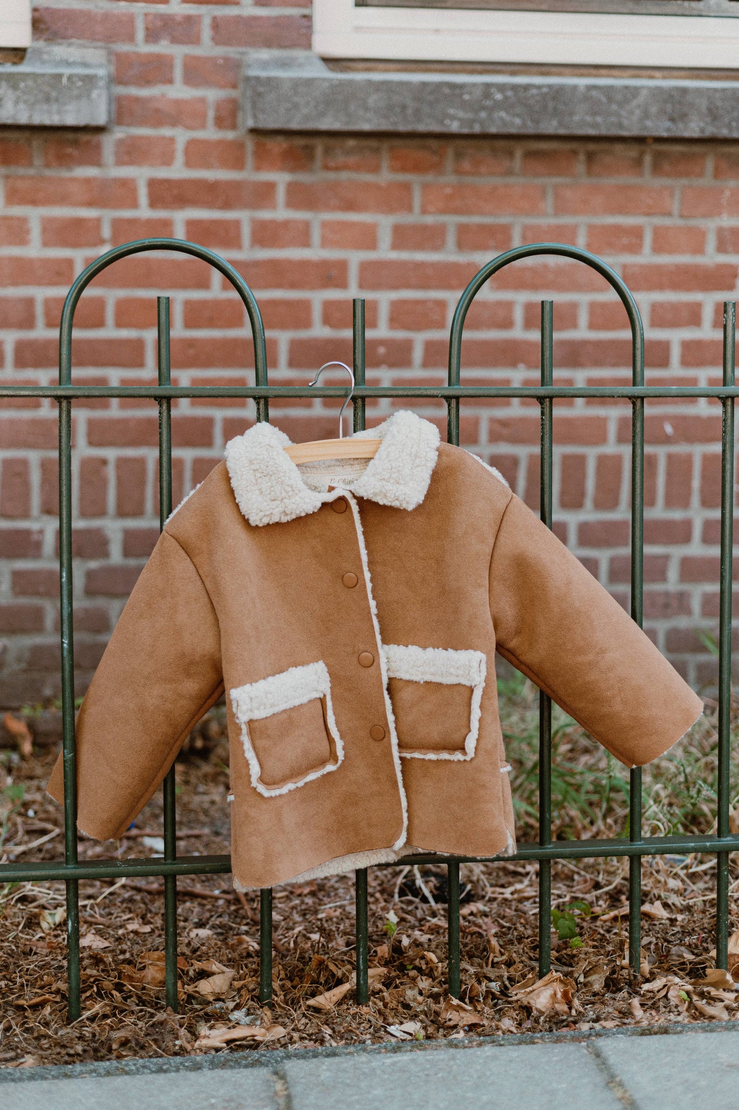 Jacke für Kinder mit Fellkragen