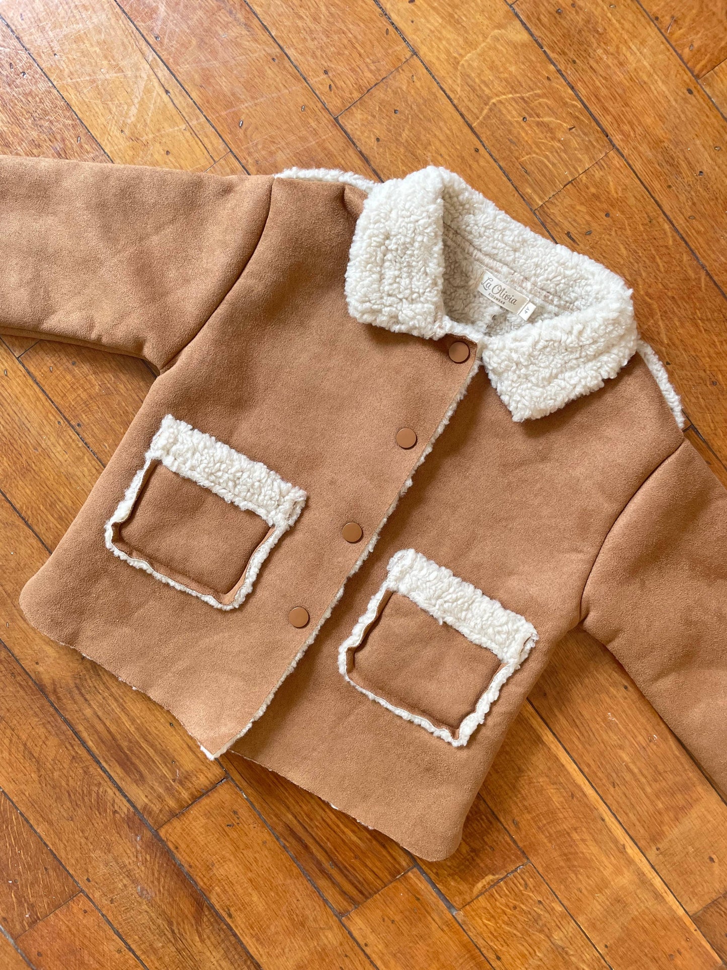Jacke für Kinder braun