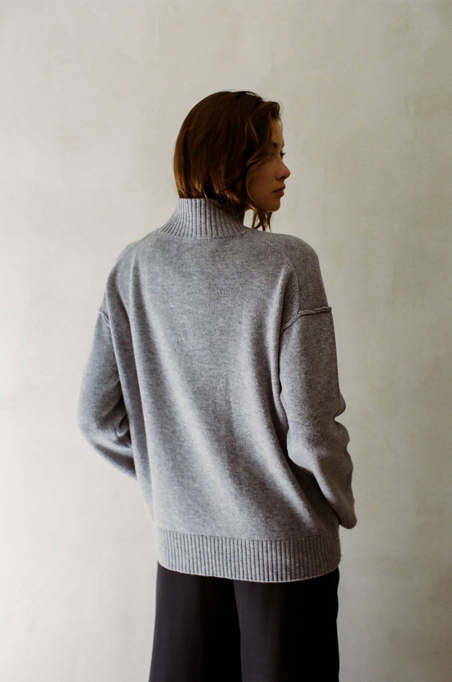 Weicher Damenpullover aus Wollmix