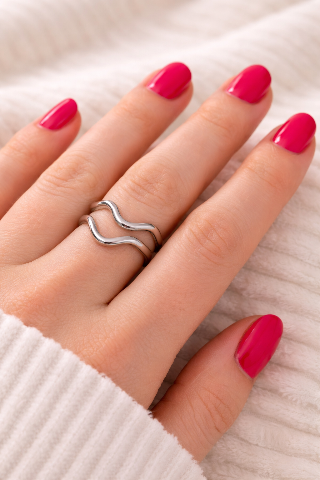 Golden Harmony Lines Ring
