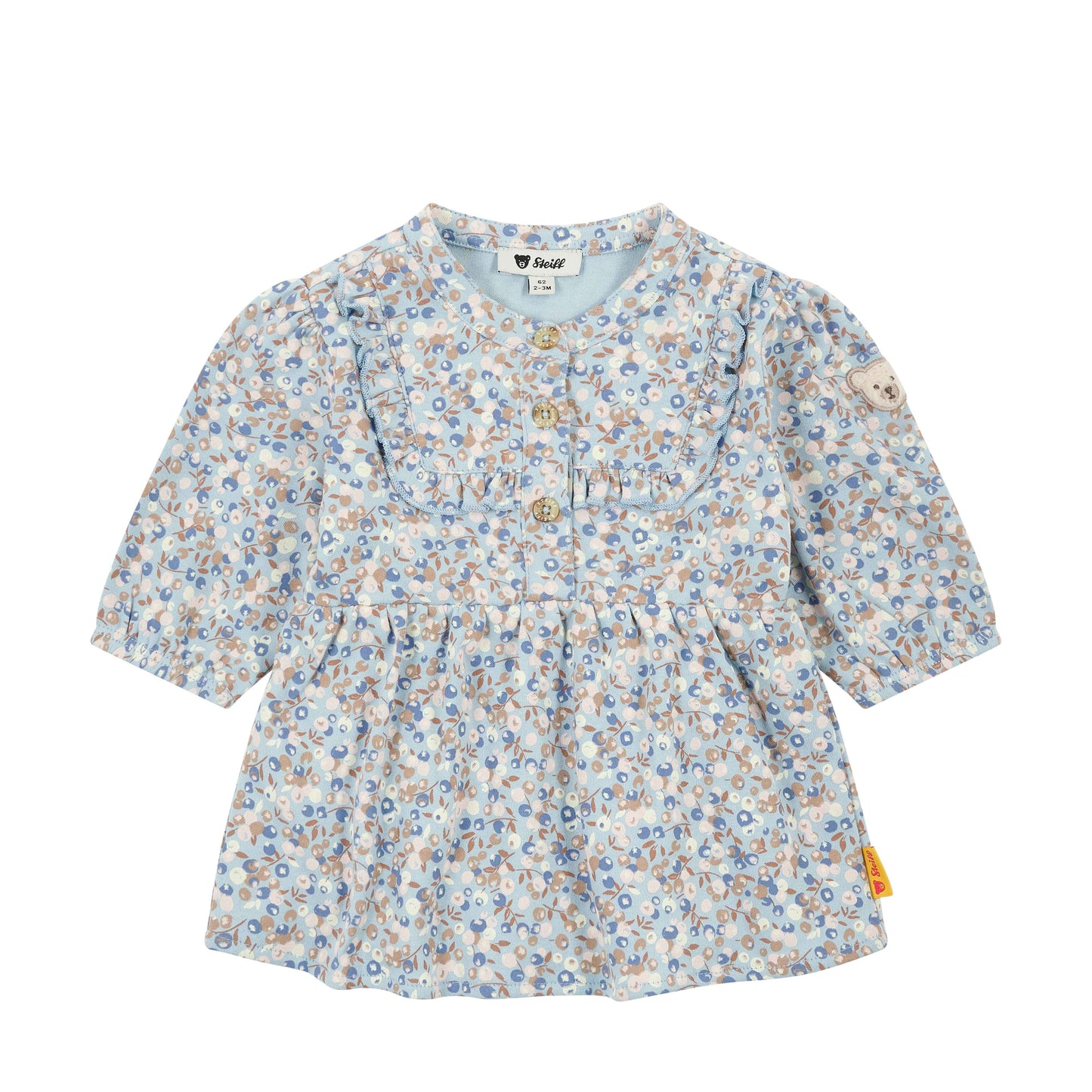Steiff - Kleid langarm - Cashmere Blue