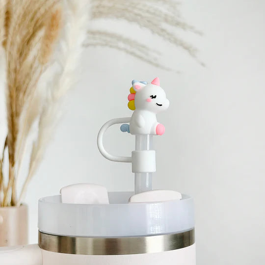 Das Unicorn Straw Cover verwandelt deinen Strohhalm in ein magisches Erlebnis – ideal für ein wenig extra Spaß bei deinem Getränk!