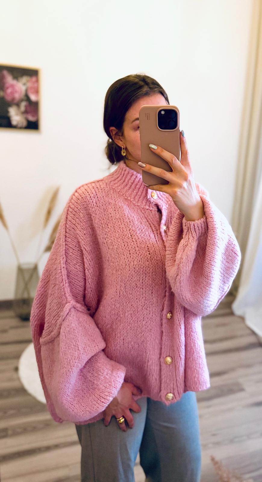 Lässiger Oversized-Strick-Cardigan