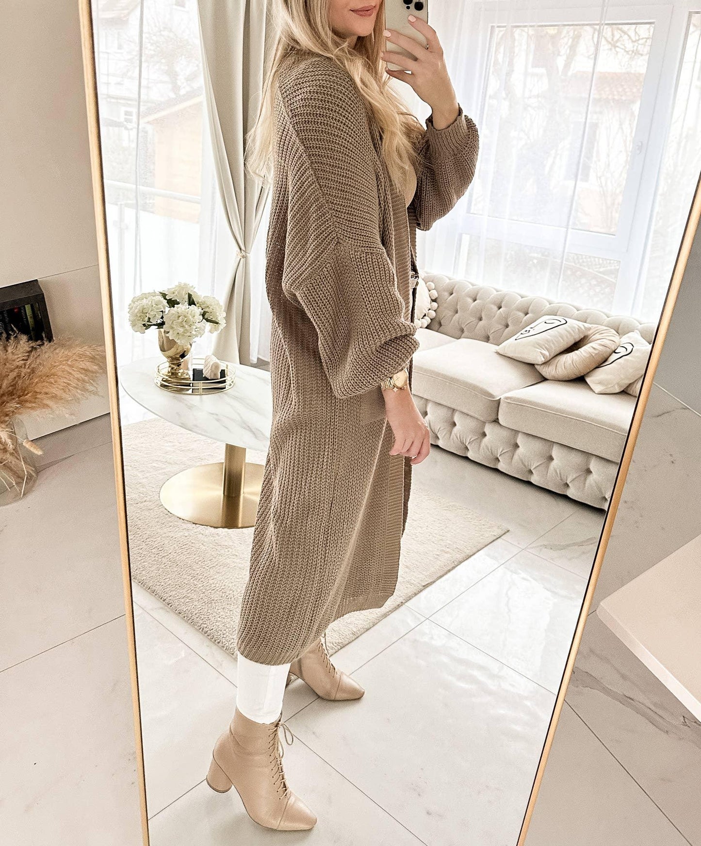 Cardigan – Taupe - Elli by Lena & Lisa