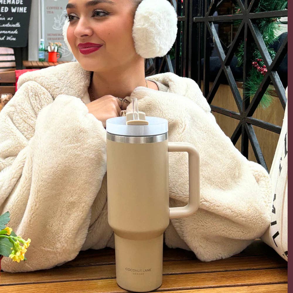 COCONUT LANE London - Becher aus Edelstahl - Caramel Latte