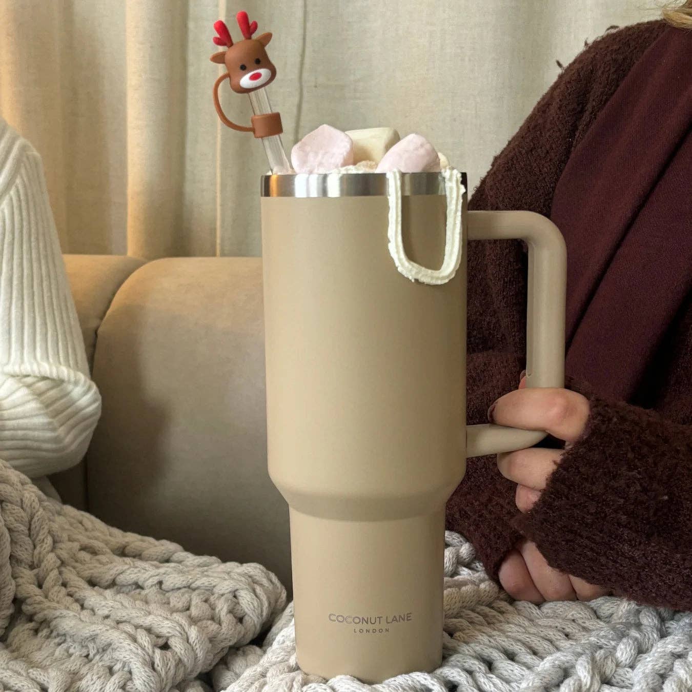 COCONUT LANE London - Becher aus Edelstahl - Caramel Latte