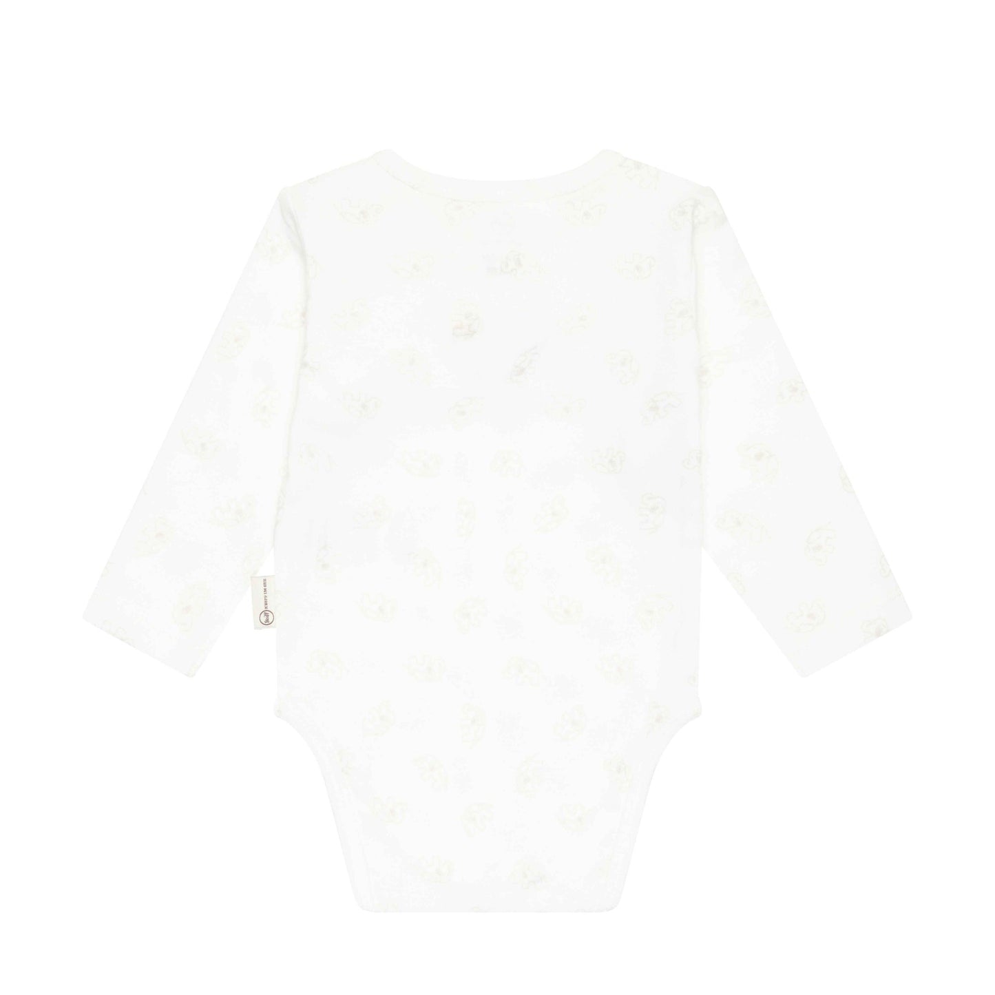 Komfortabler Steiff Langarmbody für Babys aus nachhaltiger Bio-Baumwolle – ideal für sensible Haut.