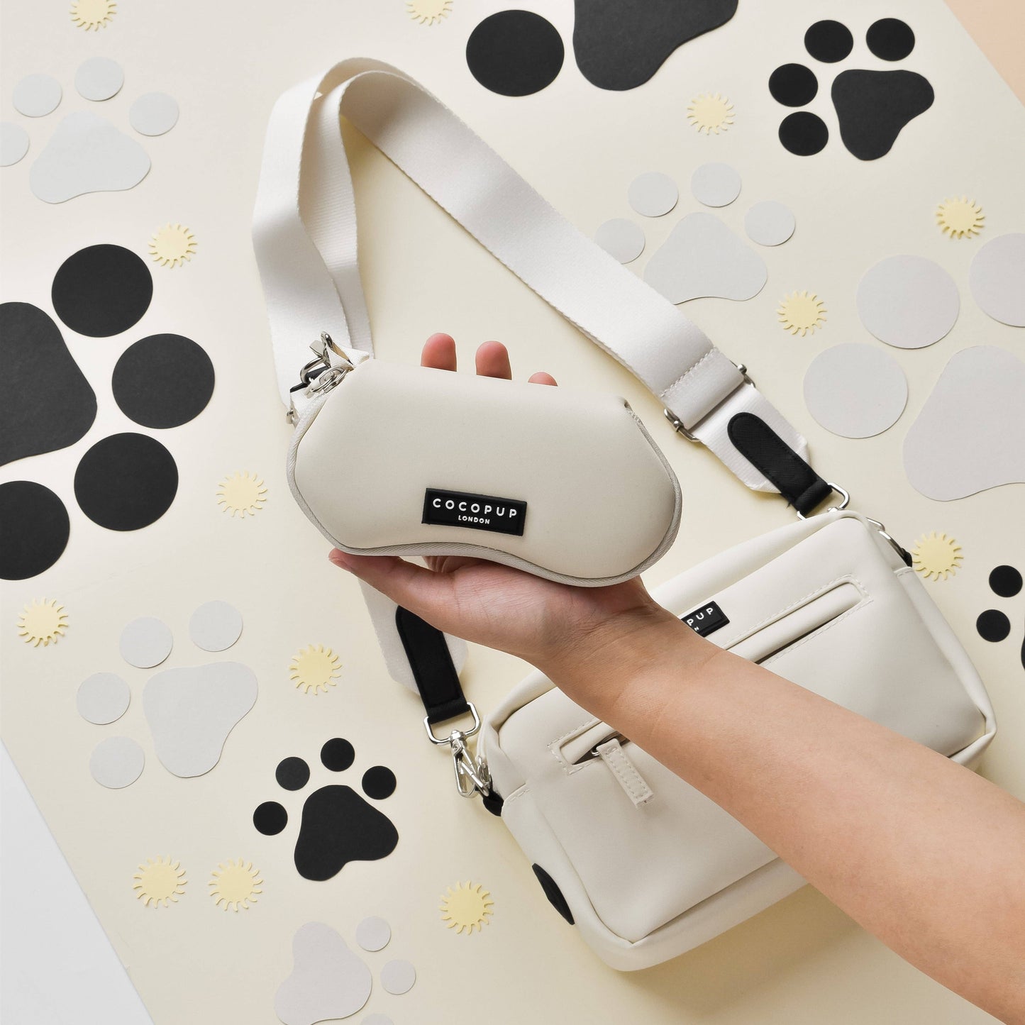 COCOPUP London - Sonnenbrillenetui - Oyster White - Elli by Lena & Lisa