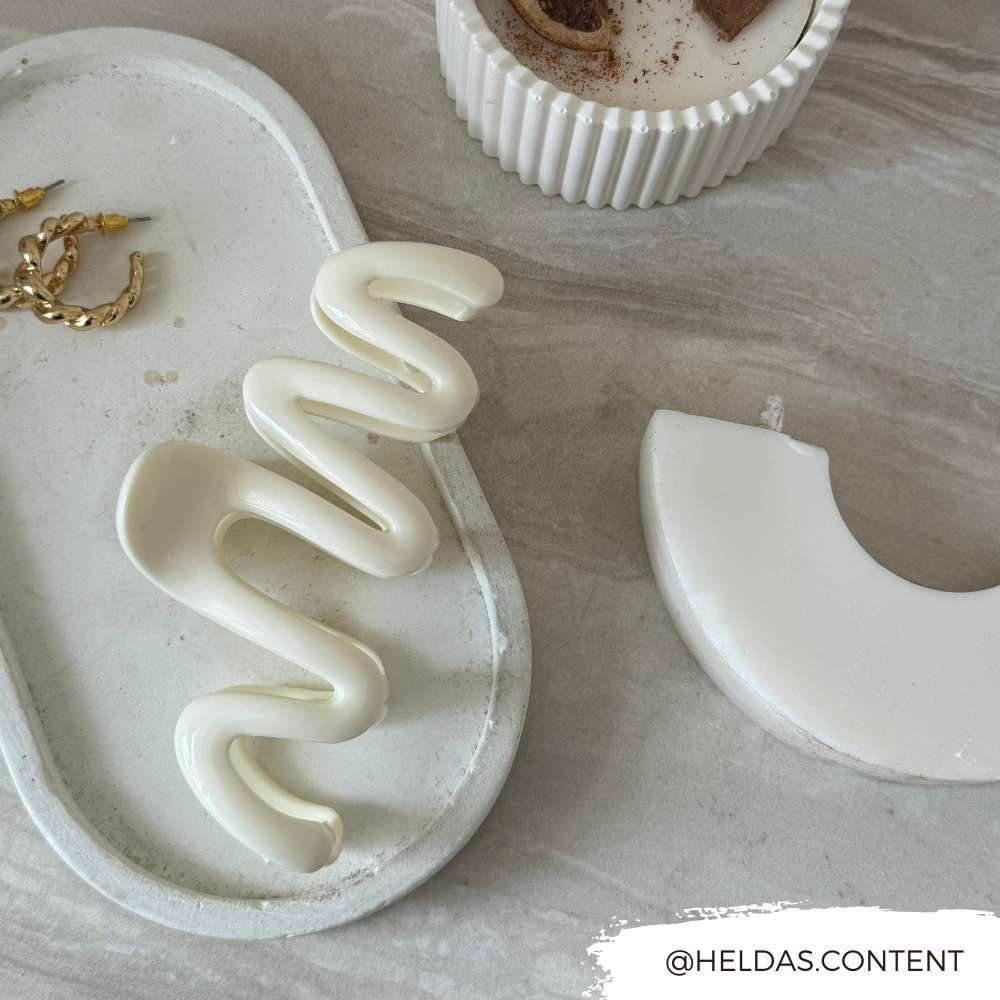 COCONUT LANE London - Krallenklammer - cremefarben - Elli by Lena & Lisa