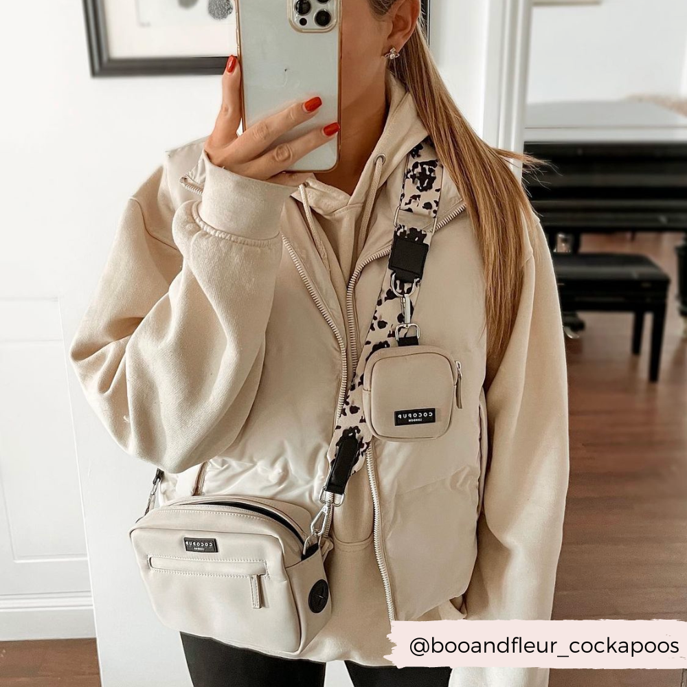 COCOPUP London - Taschengurt - Ivory Tort