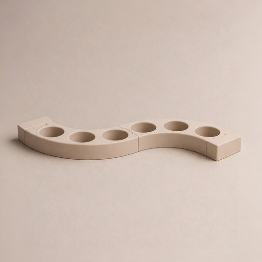 Basis Stecksystem Kerzenring | modular kombinierbar | Ring oder Welle möglich | passend für Geburtstags- & Kirchendeko