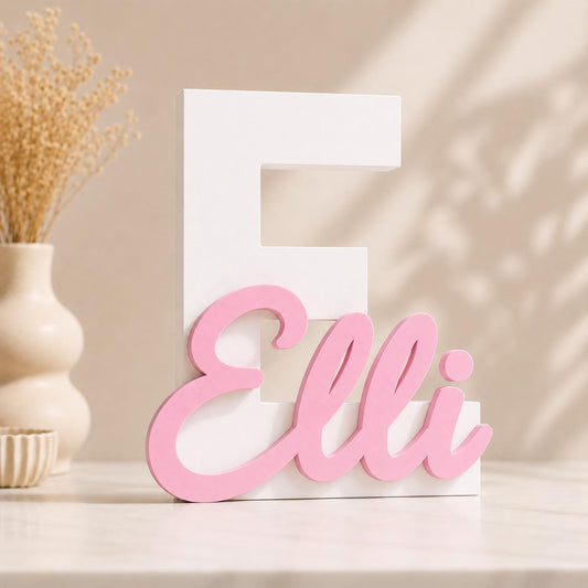 Personalisierte 3D-Buchstaben mit Name